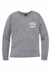 Arizona, M&auml;dchen Langarmshirt, Graumeliert