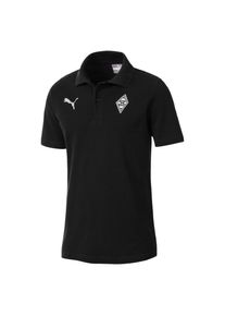 Puma, Herren Polo 'Borussia M&ouml;nchengladbach', Schwarz / Wei&szlig;
