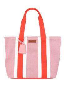 Marc O'Polo Marc O'Polo, Damen Shopper 'Salina', Rosé / Hellrot / Weiß
