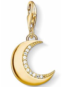 Thomas Sabo, Damen Charm-Einhänger 'Schutzmond, 1500-414-14', Gold / Weiß