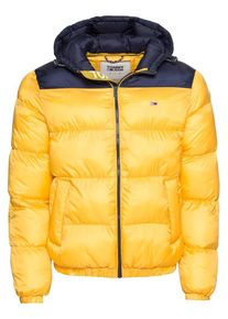 Tommy Jeans, Herren Steppjacke 'TJM TOMMY CLASSICS PUFFA JACKET', Navy / Gelb