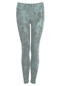 Jaya, Damen Leggings 'Sumatra', Grau / Jade