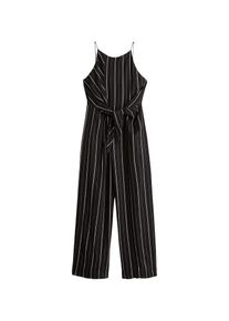 Mango, Damen Overall 'Mela', Schwarz / Wei&szlig;