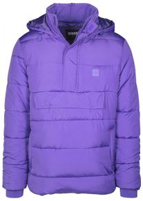 Urban Classics, Herren Steppjacke 'Pull Over Puffer', Neonlila