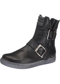 Andrea Conti, Damen Boots mit Schnallen, Schwarz