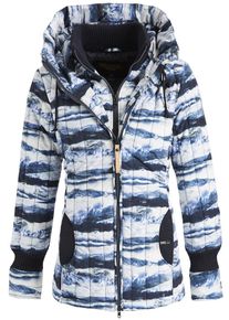 Khujo, Damen Jacke 'TWEETY PRIME', Blau / Weiß