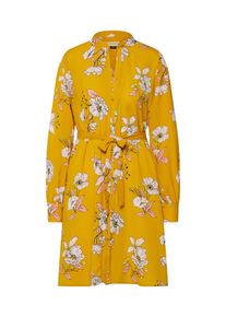 Soaked in Luxury, Damen Kleid 'Makenna Dress', Senf / Rosa / Weiß