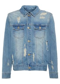 name it, Zerrissene Jeansjacke, Blue Denim