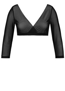SAMOON, Damen T-Shirt, Schwarz