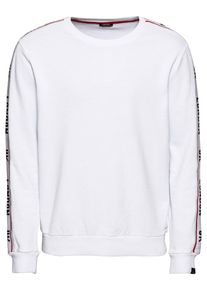 Key Largo, Herren Sweatshirt 'MSW UK round', Rot / Schwarz / Weiß