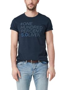 s.Oliver RED LABEL, Herren T-Shirt, Navy