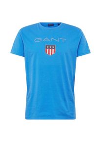 Gant, Herren T-Shirt, Himmelblau / Dunkelblau