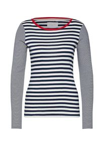 Esprit, Damen Shirt, Nachtblau / Weiß