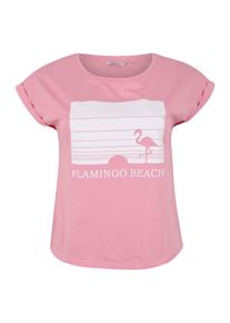 Only Carmakoma, Damen Shirt 'FLAMINGO', Rosa