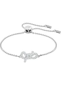 Swarovski, Damen Armband 'Lifelong Bow 5469983', Silber / Transparent