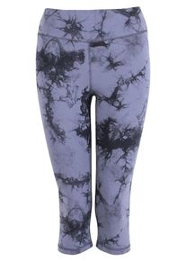 Jaya, Damen Leggings 'Lina', Flieder / Schwarz