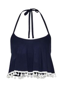 boohoo, Damen Top, Dunkelblau / Wei&szlig;