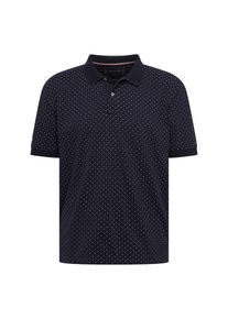Tommy Hilfiger, Herren Poloshirt 'MICRO PRINT REGULAR POLO', Dunkelblau