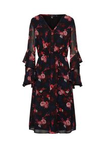 Tom Tailor, Damen Kleid, Mischfarben / Schwarz