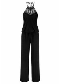Lascana, Damen Neckholder-Overall, Schwarz