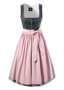 Hammerschmid, Damen Dirndl, Graumeliert / Altrosa