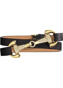 dimacci, Damen Armband 'Favorit 39530', Gold / Schwarz