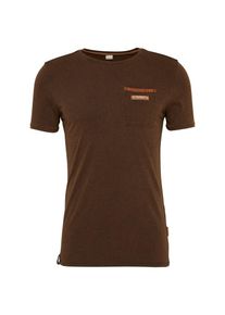 Naketano, Herren T-Shirt 'Suppenkasper', Dunkelbraun