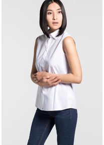 Eterna, Damen ohne Arm Bluse MODERN CLASSIC, Weiß