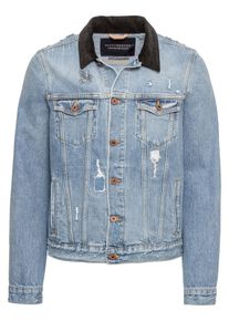 Scotch & Soda SCOTCH & SODA, Herren Jeansjacke 'Ams Blauw Trucker', Blue Denim