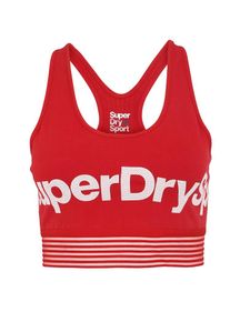 Superdry, Damen Bra, Rot / Weiß