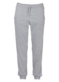sheego Casual, Damen Basic Sweathose, Graumeliert