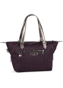 Kipling, Damen ‘Basic Plus Art S 17‘ Handtasche 44 cm, Beere / Silber