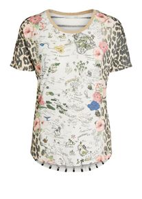 Oui, Damen Shirt, Camel / Mischfarben