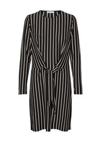 Pieces, Damen Kleid, Schwarz / Weiß