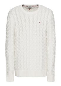 Tommy Jeans, Herren Pullover, Perlweiß