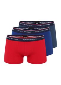 Tommy Hilfiger Underwear, Herren Boxershorts 'Trunk' (3er Pack), Blau / Rot