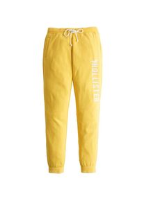 Hollister, Damen Hose, Gelb / Weiß