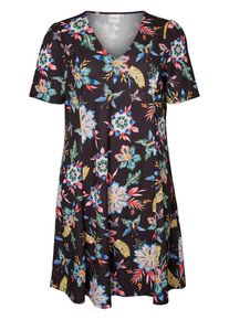 JUNAROSE, Damen Kleid, Mischfarben / Schwarz