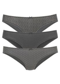 Marc O'Polo Marc O'Polo, Damen Bikinislip, Grau / Dunkelgr&uuml;n