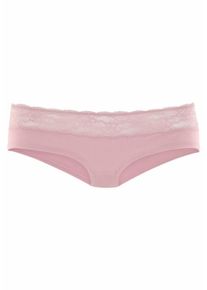 Schiesser, Damen Spitzen Panty 'Mix & Relax Lounge', Rosé