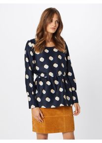 Heine, Damen Bluse, Beige / Marine