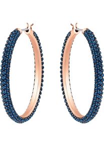Swarovski, Damen Creole 'Stone, 5408459', Blau / Rosegold