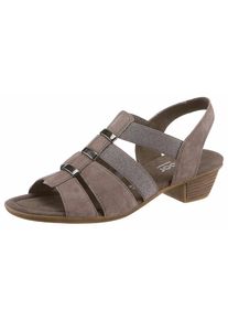 Gabor, Damen Sandalette, Hellbraun / Taupe