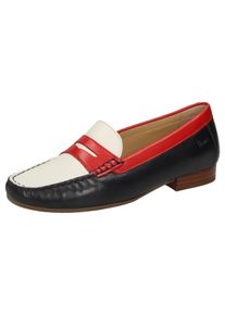 Sioux, Damen Slipper 'Corbina', Rot / Schwarz / Weiß