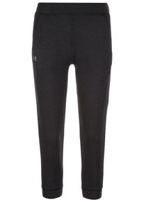 Under Armour, Damen Trainingshose 'Featherweight Crop', Anthrazit / Schwarz