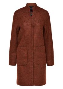 Selected Femme, Damen Mantel, Dunkelorange
