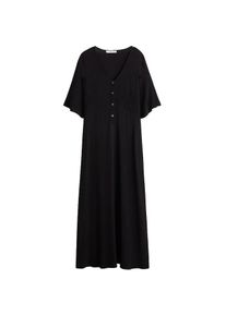 Mango, Damen Kleid 'Floral-a', Schwarz