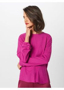 Véro Moda VERO MODA, Damen Bluse 'VMSANDRA LS O-NECK TOP', Pink