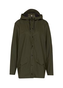 RAINS, Damen Regenjacke, Dunkelgrün