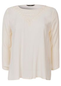 Only, Damen Blusenshirt, Wei&szlig;